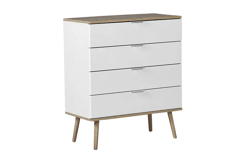 Lipasto Ticaboo 79 cm - Valkoinen - Säilytys - Säilytyskalusteet - Lipasto