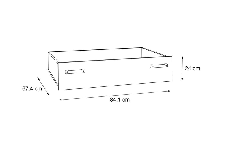 Lipasto Treknow 104 cm - Ruskea - Säilytys - Säilytyskalusteet - Lipasto