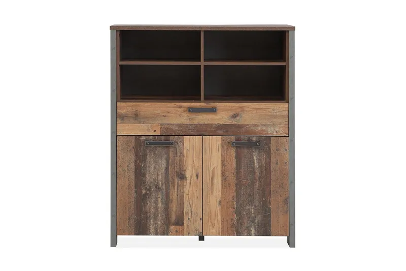 Lipasto Treknow 107 cm - Ruskea/Harmaa - Säilytys - Säilytyskalusteet - Lipasto