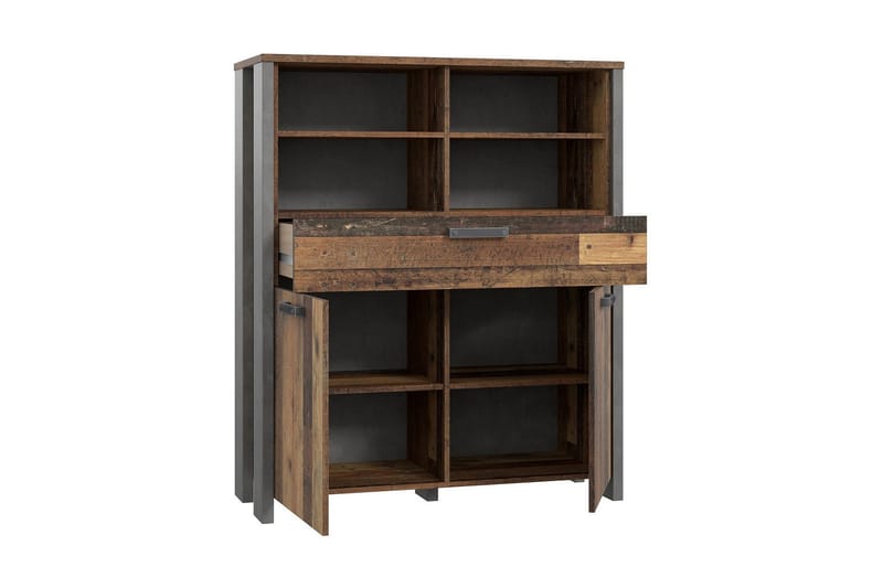 Lipasto Treknow 107 cm - Ruskea/Harmaa - Säilytys - Säilytyskalusteet - Lipasto