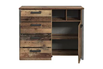 Lipasto Treknow 107 cm - Ruskea/Harmaa - Säilytys - Säilytyskalusteet - Lipasto