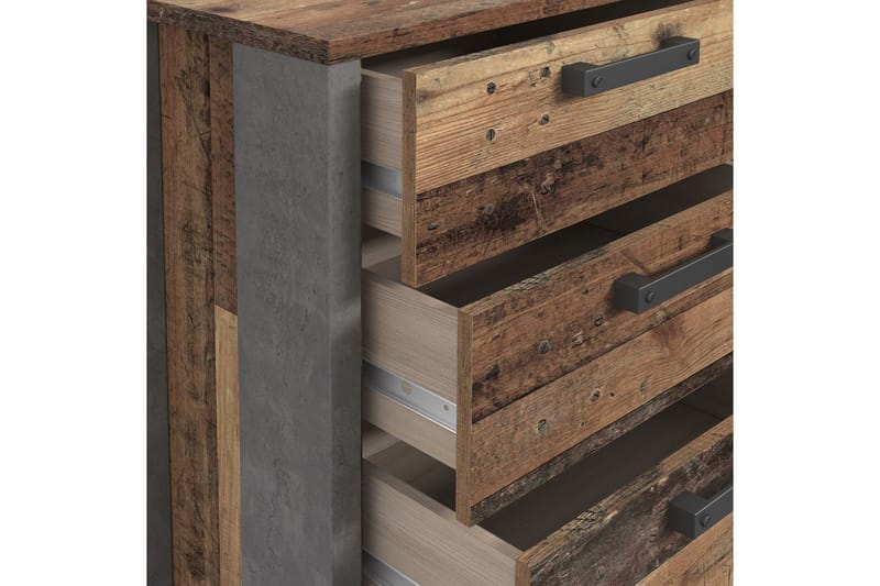 Lipasto Treknow 107 cm - Ruskea/Harmaa - Säilytys - Säilytyskalusteet - Lipasto