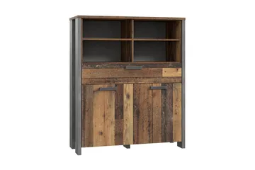 Lipasto Treknow 107 cm - Ruskea/Harmaa - Säilytys - Säilytyskalusteet - Lipasto