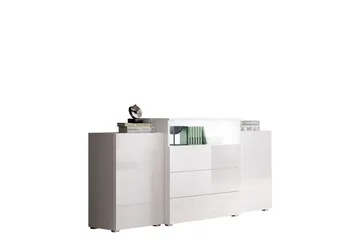 Lipasto Turowo 39x150 cm LED - Valkoinen - Säilytys - Säilytyskalusteet - Lipasto