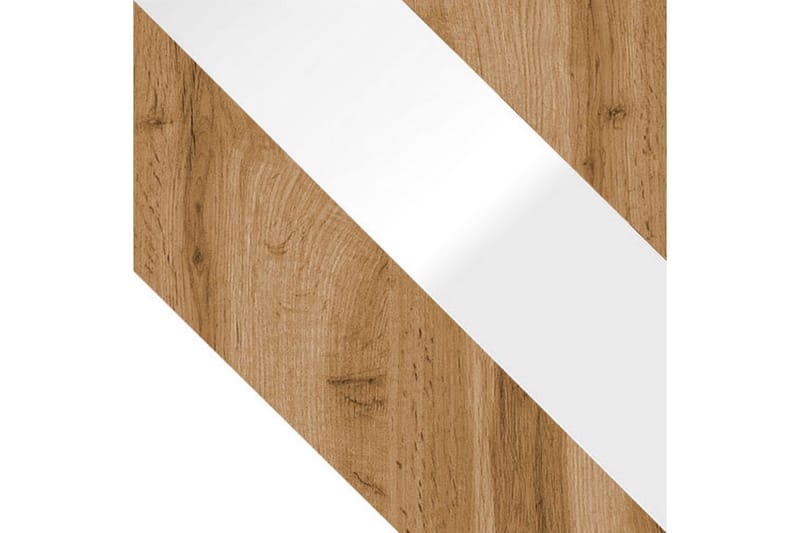 Lipasto Turowo 39x150 cm LED - Valkoinen/Luonnonväri - Säilytys - Eteisen säilytys