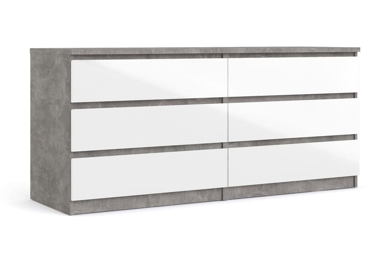 Lipasto Ummaham 50x154 cm, Valkoinen/Harmaa