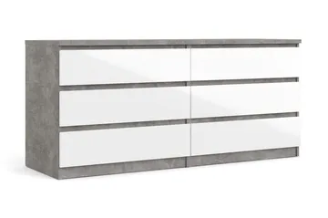 Lipasto Ummaham 50x154 cm - Valkoinen/Harmaa - Säilytys - Säilytyskalusteet - Lipasto