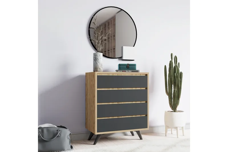 Lipasto Urgby 70x86 cm - Ruskea - Säilytys - Säilytyskalusteet - Lipasto