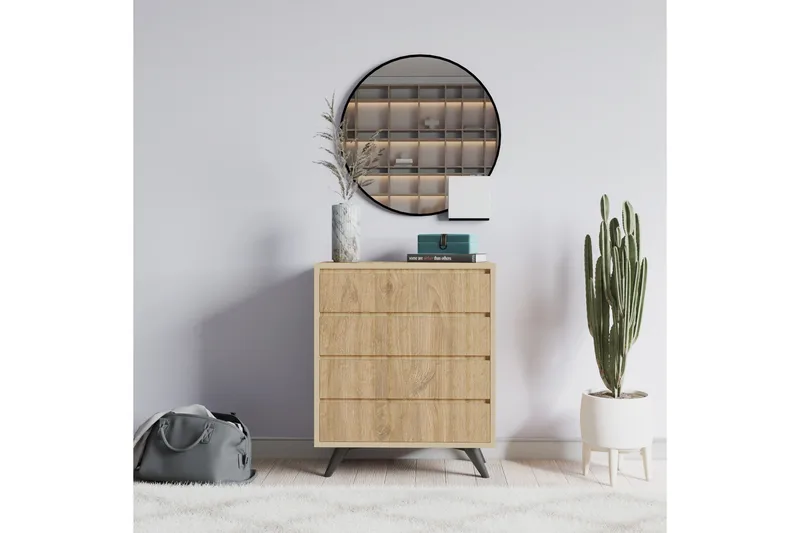 Lipasto Urgby 70x86 cm - Ruskea - Säilytys - Säilytyskalusteet - Lipasto