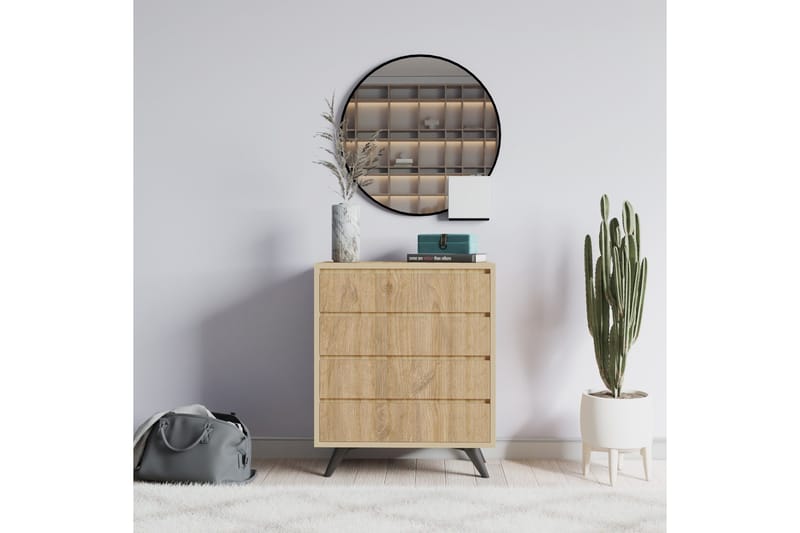 Lipasto Urgby 70x86 cm - Ruskea - Säilytys - Säilytyskalusteet - Lipasto