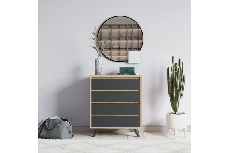 Lipasto Urgby 70x86 cm - Ruskea - Säilytys - Säilytyskalusteet - Lipasto