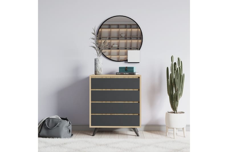 Lipasto Urgby 70x86 cm - Ruskea - Säilytys - Säilytyskalusteet - Lipasto