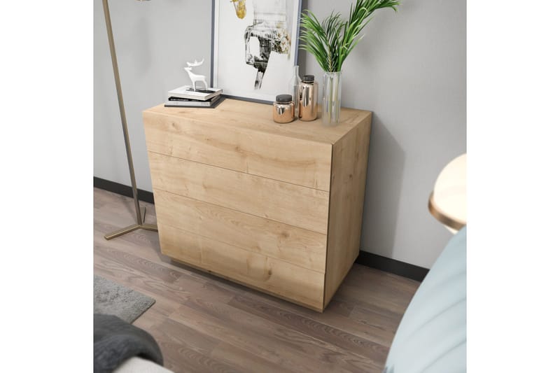 Lipasto Urgby 90x81,6 cm - Ruskea - Säilytys - Säilytyskalusteet - Lipasto