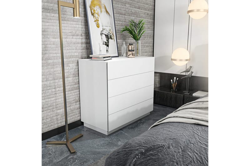 Lipasto Urgby 90x81,6 cm - Valkoinen - Säilytys - Säilytyskalusteet - Lipasto