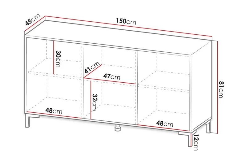 Lipasto - Valkoinen - Säilytys - Säilytyskalusteet - Lipasto