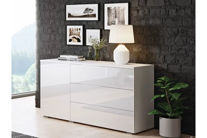 Lipasto - Valkoinen - Säilytys - Säilytyskalusteet - Lipasto