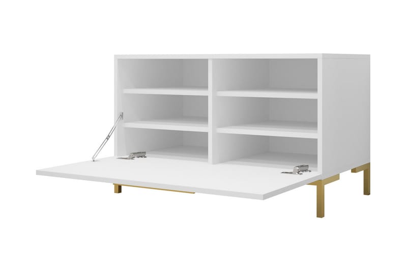 Lipasto - Valkoinen|Kulta - Säilytys - Säilytyskalusteet - Lipasto