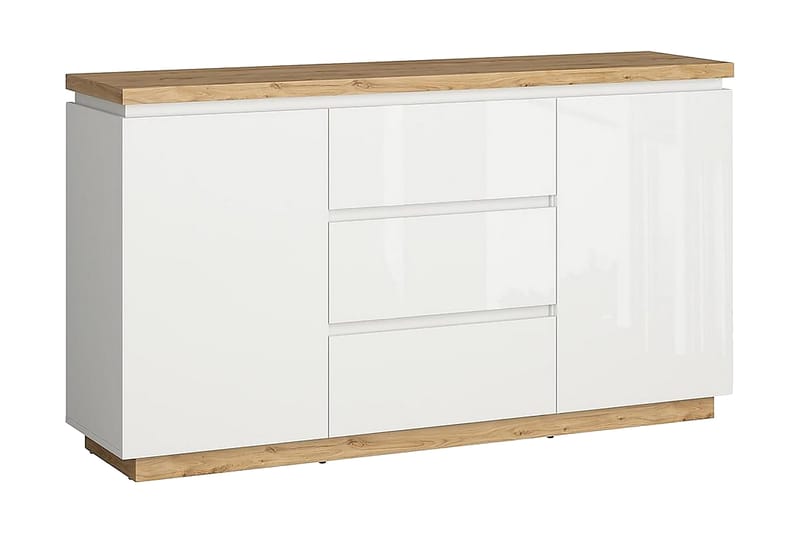 Lipasto Viella - Puu/Luonnonväri/Valkoinen - Säilytys - Säilytyskalusteet - Lipasto