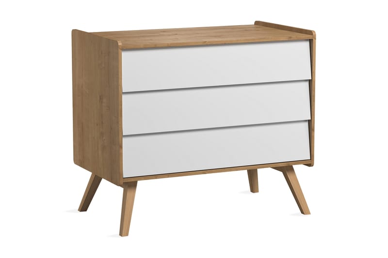 Lipasto Vintage Puu/Luonnonväri/Valkoinen, VOX