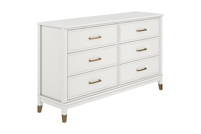 Lipasto Westerleigh 144x41 cm Valkoinen - CosmoLiving - Säilytys - Säilytyskalusteet - Lipasto