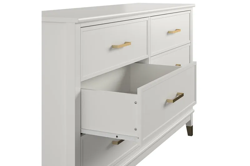 Lipasto Westerleigh 144x41 cm Valkoinen - CosmoLiving - Säilytys - Säilytyskalusteet - Lipasto