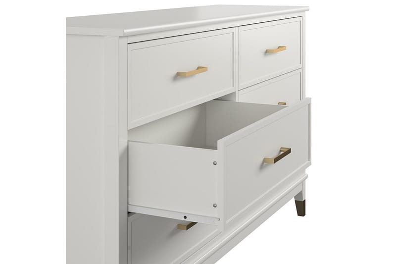 Lipasto Westerleigh 144x41 cm Valkoinen - CosmoLiving - Säilytys - Säilytyskalusteet - Lipasto