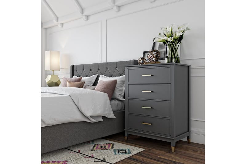 Lipasto Westerleigh 76x50 cm Grafiitinharmaa - CosmoLiving - Säilytys - Säilytyskalusteet - Lipasto