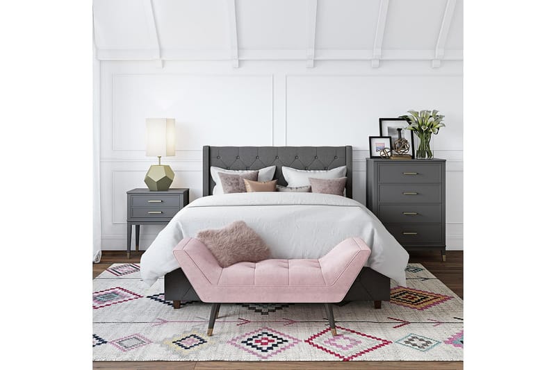 Lipasto Westerleigh 76x50 cm Grafiitinharmaa - CosmoLiving - Säilytys - Säilytyskalusteet - Lipasto