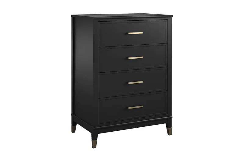 Lipasto Westerleigh 76x50 cm Musta/Kulta, undefined