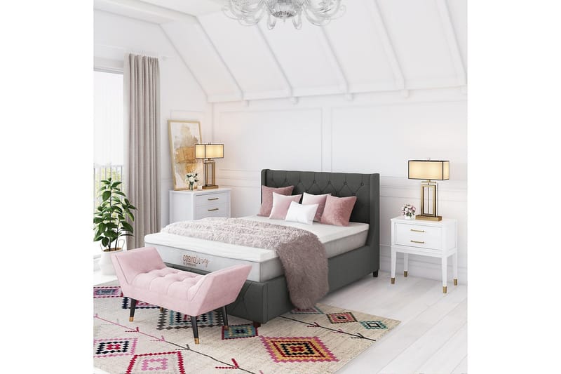 Lipasto Westerleigh 76x50 cm Valkoinen - CosmoLiving - Säilytys - Säilytyskalusteet - Lipasto