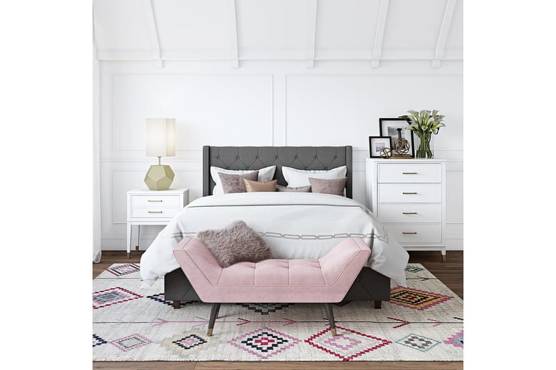 Lipasto Westerleigh 76x50 cm Valkoinen - CosmoLiving - Säilytys - Säilytyskalusteet - Lipasto