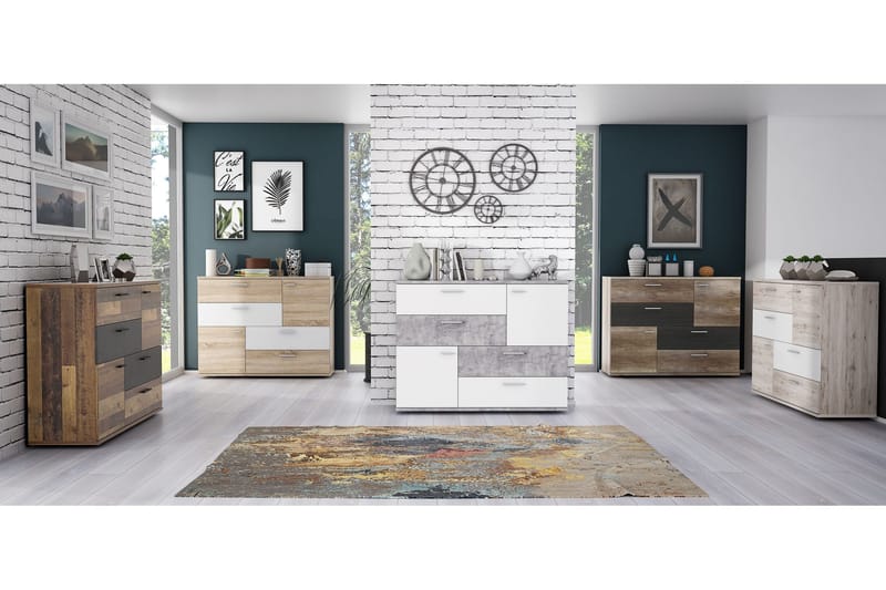 Lipasto Willingham 125 cm - Ruskea - Säilytys - Säilytyskalusteet - Lipasto