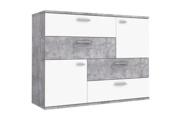 Lipasto Willingham 125 cm - Valkoinen/Harmaa - Säilytys - Säilytyskalusteet - Lipasto