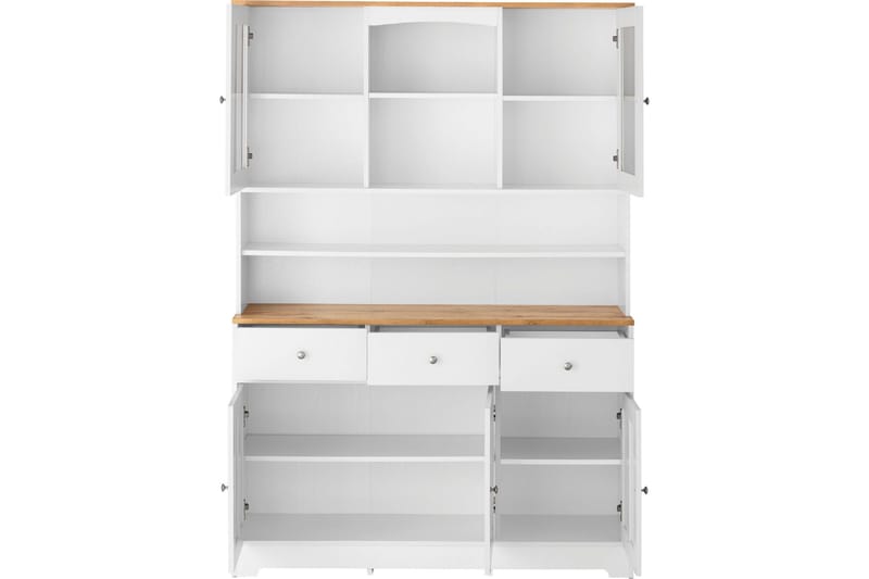 Lipasto yläkaapilla Kegi - Valkoinen - Säilytys - Säilytyskalusteet - Lipasto