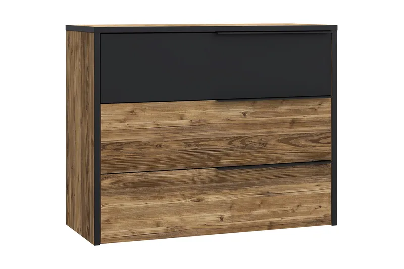 Lipasto Yundola 42x100 cm, Ruskea/Musta