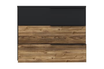Lipasto Yundola 42x100 cm - Ruskea/Musta - Säilytys - Säilytyskalusteet - Lipasto