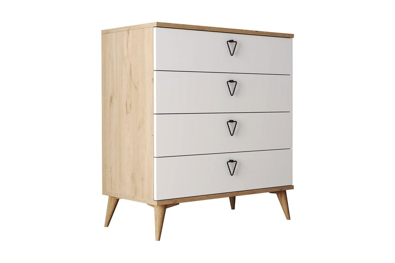 Lipasto Zakkum 80x90,8 cm - Ruskea - Säilytys - Säilytyskalusteet - Lipasto