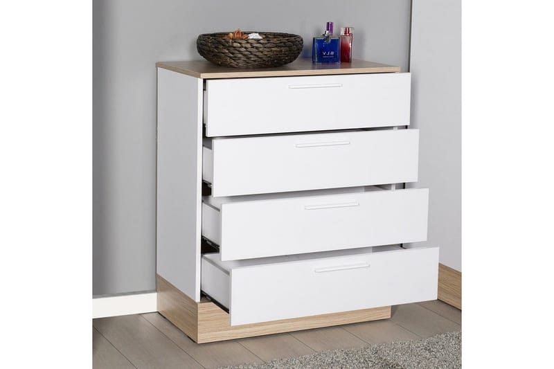 Lipasto Matul Tammi / Valkoinen - Keskisävyinen puu/Valkoinen - Säilytys - Säilytyskalusteet - Lipasto