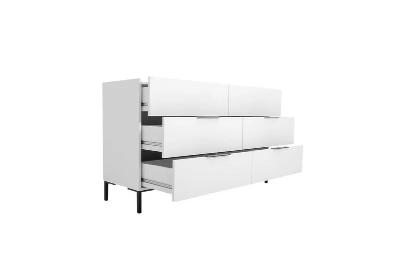 Lipasto Matul Valkoinen - Valkoinen - Säilytys - Säilytyskalusteet - Lipasto