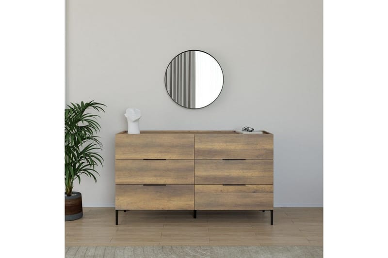 Lipasto Matul Pähkinäpuu - Pähkinäpuu - Säilytys - Säilytyskalusteet - Lipasto