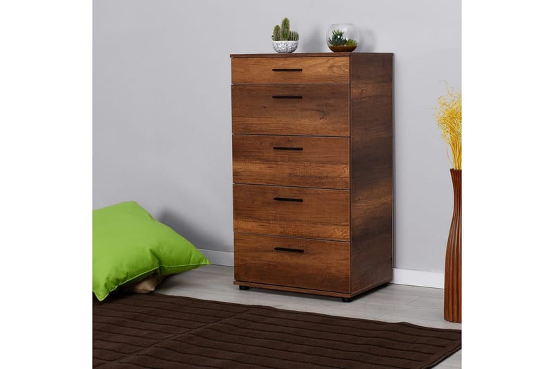 Lipasto Matul Pähkinäpuu - Punertavanvärinen puu - Säilytys - Säilytyskalusteet - Lipasto