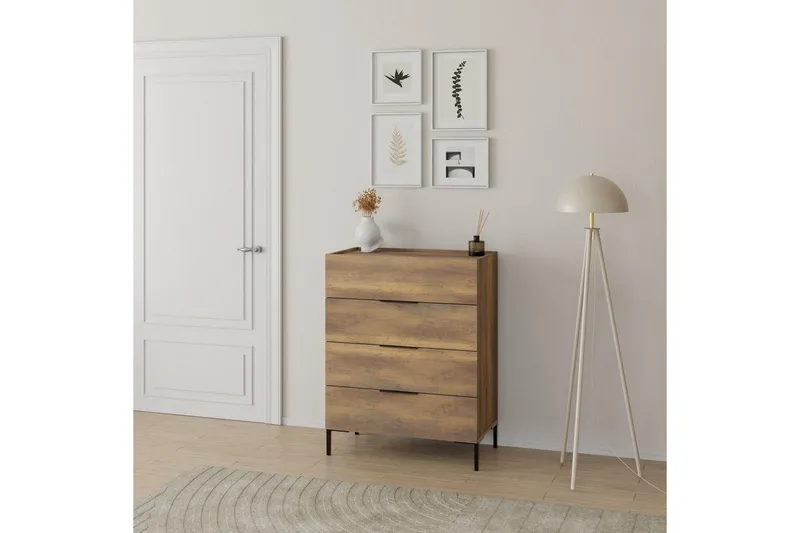 Lipasto Matul Pähkinäpuu - Pähkinäpuu - Säilytys - Säilytyskalusteet - Lipasto