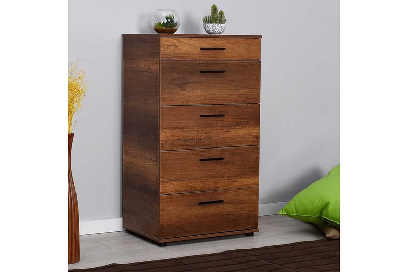 Lipasto Matul Pähkinäpuu - Punertavanvärinen puu - Säilytys - Säilytyskalusteet - Lipasto