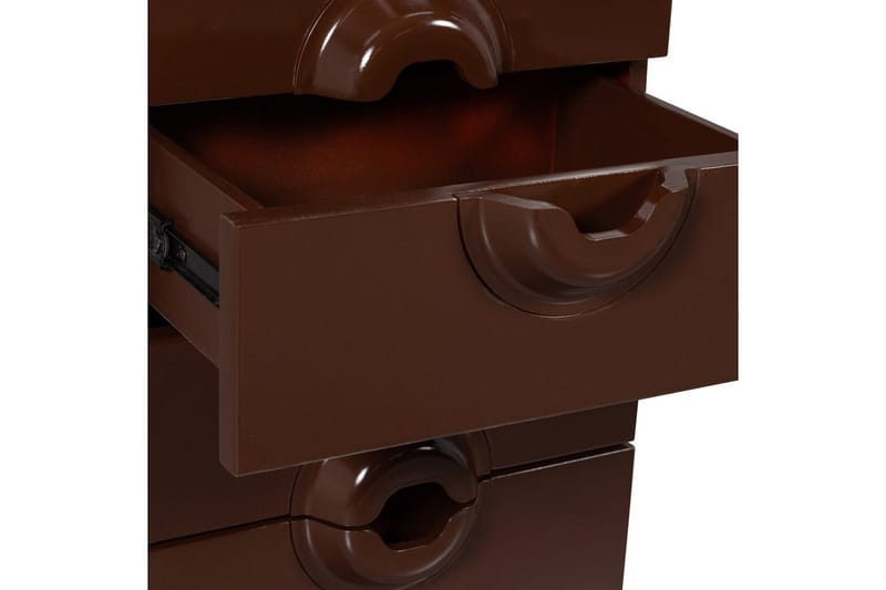 Lipasto Merge - Ruskea/Punainen - Säilytys - Säilytyskalusteet - Lipasto