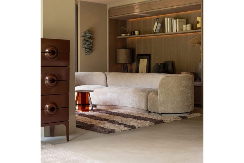 Lipasto Merge - Ruskea/Punainen - Säilytys - Säilytyskalusteet - Lipasto