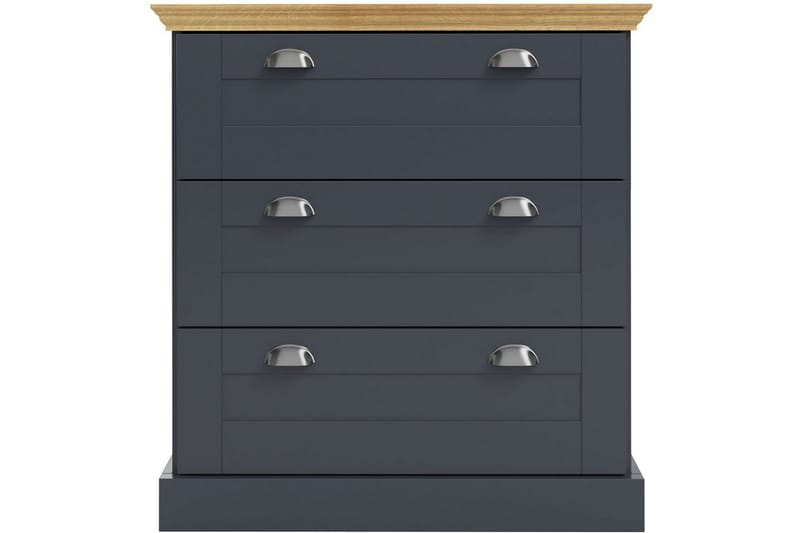 Lipasto Motala 75x35x80 cm, Antrasiitti/Tammi - 75x35x80 cm, Antrasiitti/Tammi - Säilytys - Säilytyskalusteet - Lipasto