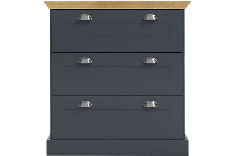 Lipasto Motala 75x35x80 cm, Antrasiitti/Tammi - 75x35x80 cm, Antrasiitti/Tammi - Säilytys - Säilytyskalusteet - Lipasto