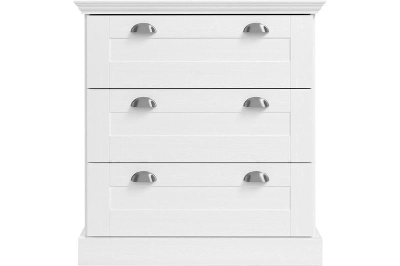 Lipasto Motala 75x35x80 cm, Valkoinen - 75x35x80 cm, Valkoinen - Säilytys - Säilytyskalusteet - Lipasto