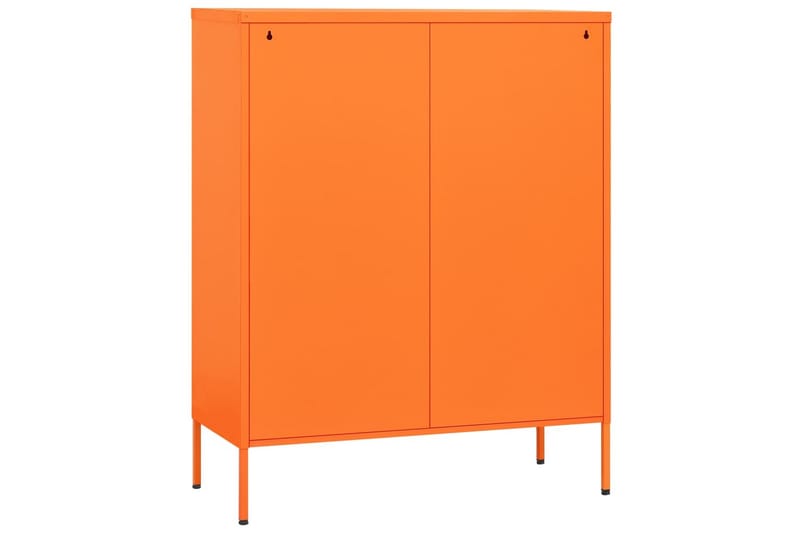 Lipasto oranssi 80x35x101,5 cm teräs - Säilytys - Säilytyskalusteet - Lipasto