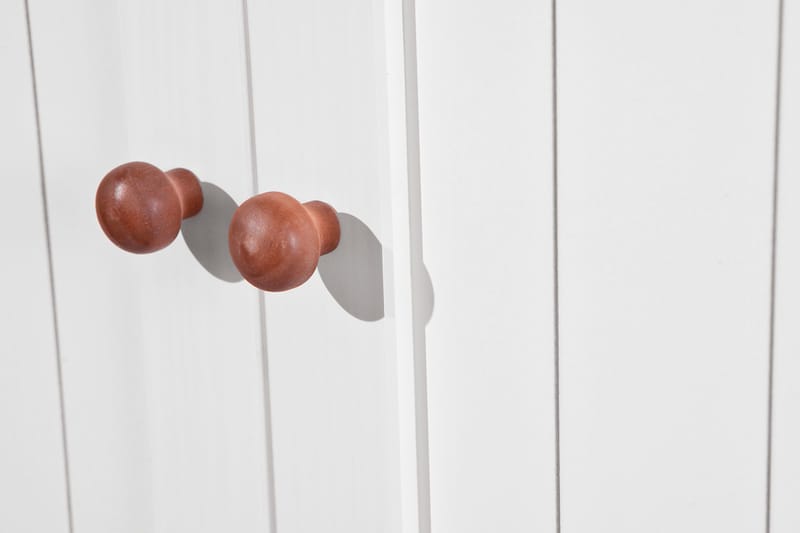 Senkkivitriini A Gambier 131 cm - Valkoinen/Ruskea - Säilytys - Säilytyskalusteet - Lipasto